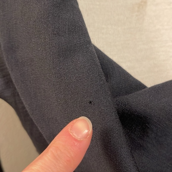 Diane Von Furstenberg Size 2 Dark Grey Wool Cowl Dress - Picture 3 of 9